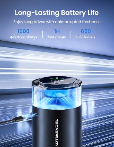 Smart Car Air Freshener Diffuser with Ambient Light