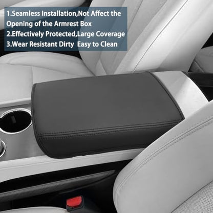 Armrest Console Cover Compatible with 2026 2027 Cadillac Vistiq Center Console Cover Armrest Pad
