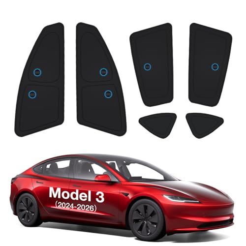 2026 Window Sunshade No Windshield for Tesla Model 3 Highland 2024 (6 Count)