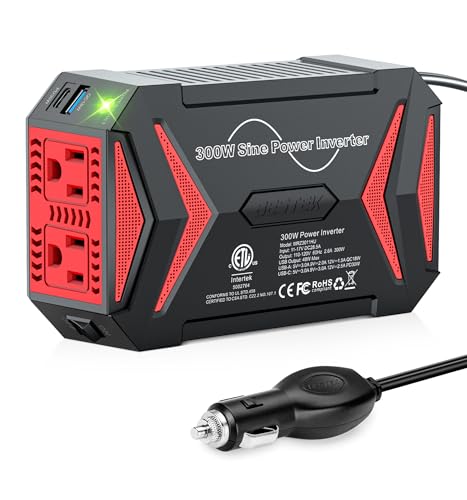 300W Pure Sine Wave Power Inverter