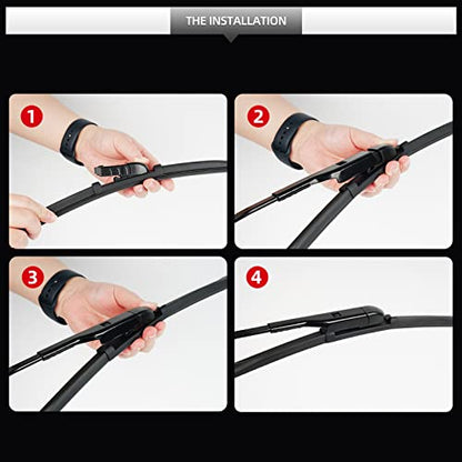 Front and Rear Windshield Wipers for BMW X1 2023