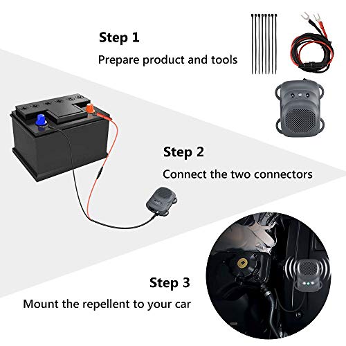 Under Hood Rodent Repellent for Car Engine