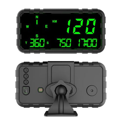 Heads Up Display for Car Digital GPS Speedometer kit MPH Odometer Automotive Compass for Dashboard HUD Fatigued Driving Alert Speeding Alarm for Trucks Golf cart All Vehicles