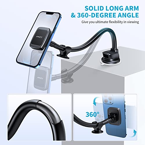 Magnetic Phone Mount for Windshield Dashboard