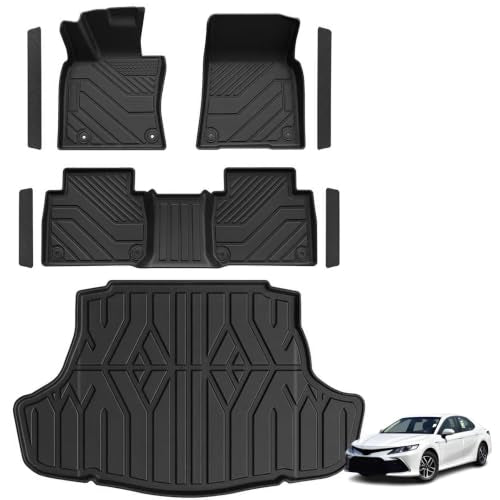 TPE Floor Mats Set for Toyota Camry 2024 2023 2022 2021 2020 2019 2018