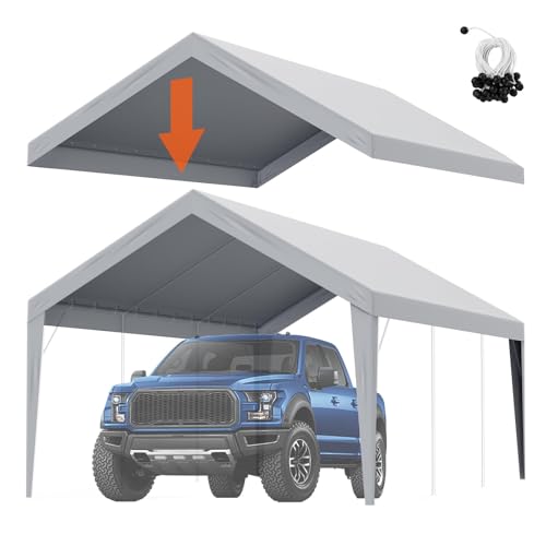 Carport Replacement Canopy Cover 12 x 20 ft