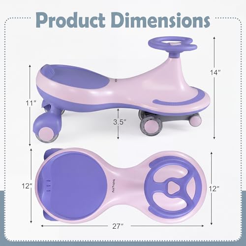 Wiggle Car 2 in 1 Swing Car for Kids