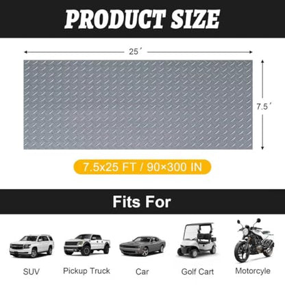 7.5x25 FT Garage Floor Mat