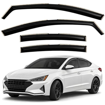 Window Deflectors Smoke Tinted in (4 Count)