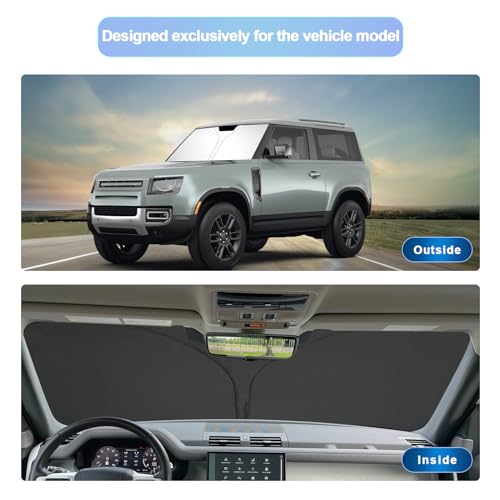 for 2020 2024 2025 2026 Land Rover Defender Windshield Sunshade 2022