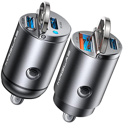 2 Pack 90W USB C Car Charger Fast Charging Type C Cigarette Lighter Adapter