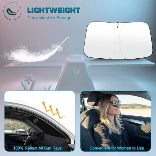 Foldable Front Windshield Sunshade fit for Honda HR