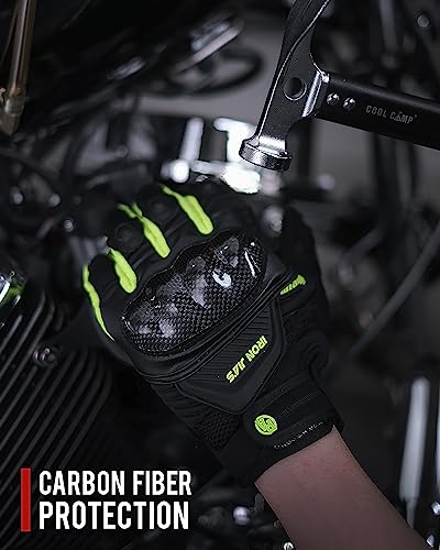 Motorcycle Gloves Touch Screen for Men Women Padding Hard Knuckle Cycling Motorbike ATV Hiking Riding Climbing Glove