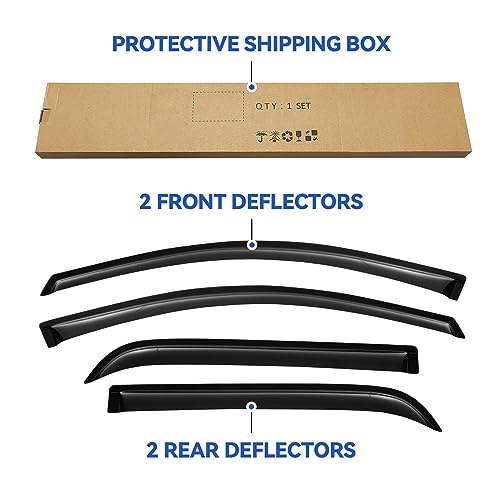 Window Visors Rain Guards for 2007