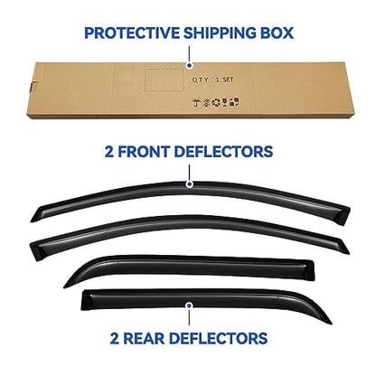 Window Visors Rain Guards for 2007