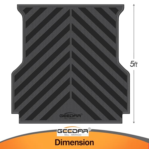 Rubber Bed Mat Compatible with Ford Ranger 2024 2025 2026