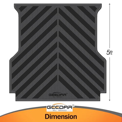 Rubber Bed Mat Compatible with Ford Ranger 2024 2025 2026