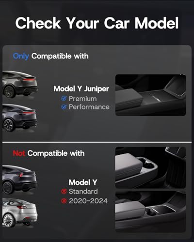 Center Console Organizer Tray for Tesla Model Y Juniper 2026 2025