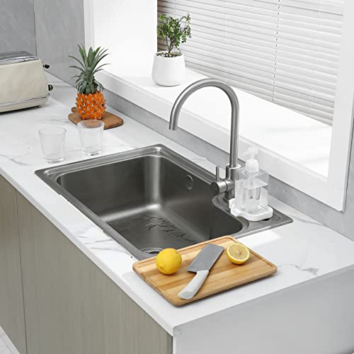 Silicone Soap Dish with Drain Spout