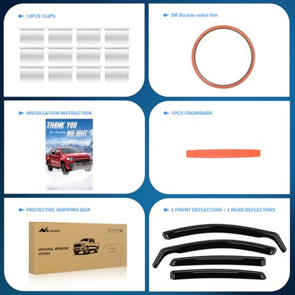 in Channel Window Visors for Chevrolet Malibu 2016