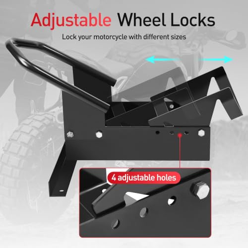 Motorcycle Wheel Chock for Trailer