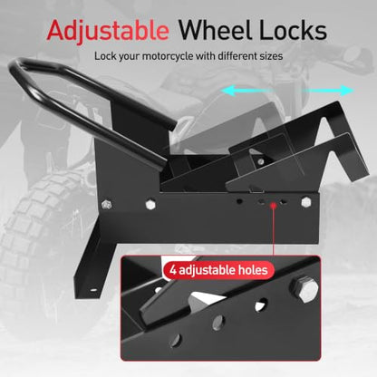 Motorcycle Wheel Chock for Trailer