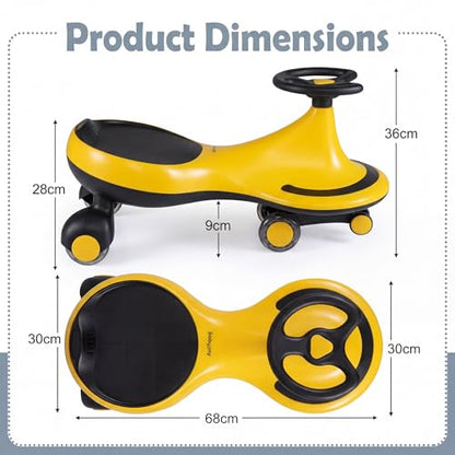 Wiggle Car 2 in 1 Swing Car for Kids