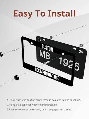 Custom License Plate Frame