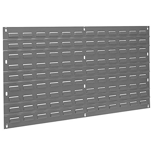 30136 Heavy Duty Wall Mount Garage Storage Steel Louvered Panel