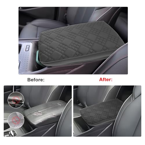 for 2025 Jeep Wagoneer S Armrest Cover Pad for 2025 Jeep Wagoneer S Accessories 2025 Wagoneer S Center Console Cover 2025 Wagoneer S Middle Console Cover Cushion