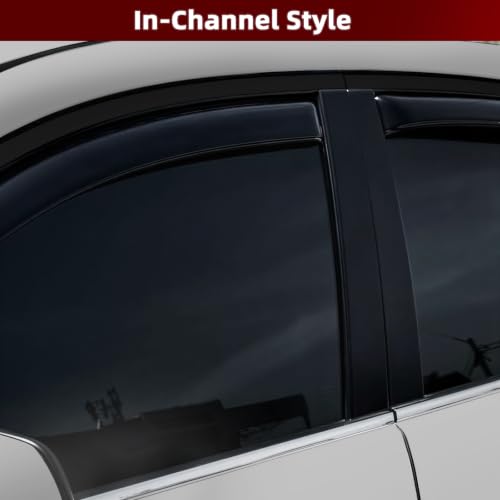 in Channel Rain Guards Fit for Mercedes