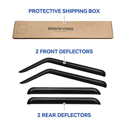 Window Visors Rain Guards for 2006