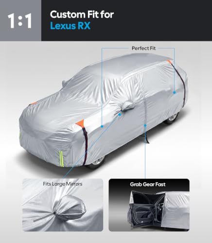 Car Cover for Lexus RX330 RX350 RX350h RX400h RX450h RX500h 2003