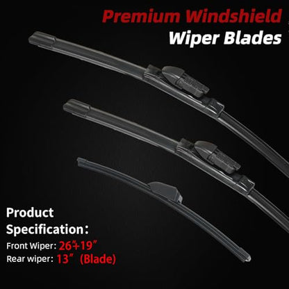 Windshield Wiper Blades (3 Count)