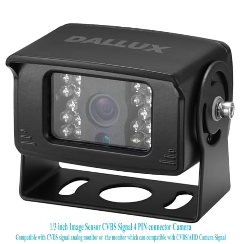 Bus Truck Vehicle Backup Cameras Wide View Angle cab cam Rearview Reverse Waterproof Night Vision 4 PIN Cam for Travel Trailer