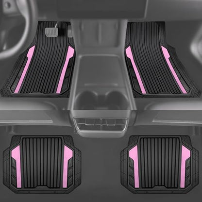 Heavy Duty Rubber Car Mats Metallic