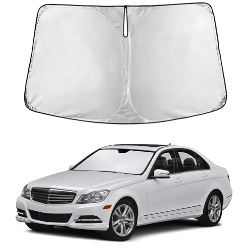 Windshield Sunshade Compatible for Mercedes Benz C Class 2008