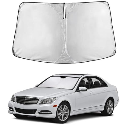 Windshield Sunshade Compatible for Mercedes Benz C Class 2008