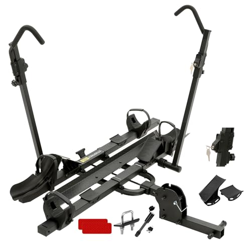 Hitch Mount EBike Rack for 2 Bike with Ramp