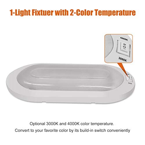Dual Tone 12Volts Bright RV LED Interior Light with Switch