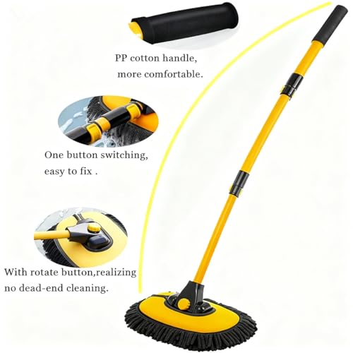 Car Wash Brush with Long Handle
