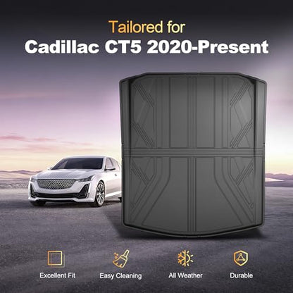 Cargo Liner Compatible with Cadillac CT5 CT5 (8 Count)