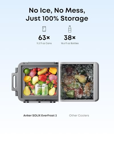 SOLIX EverFrost 2 40 L Electric Cooler and Extra Battery