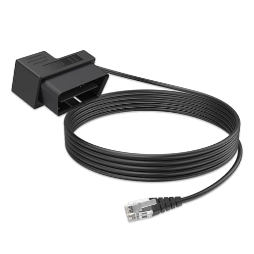 OBDII to RJ11 for Escort Radar Detector Power Cord for MAX 360 (9.8 Foot)