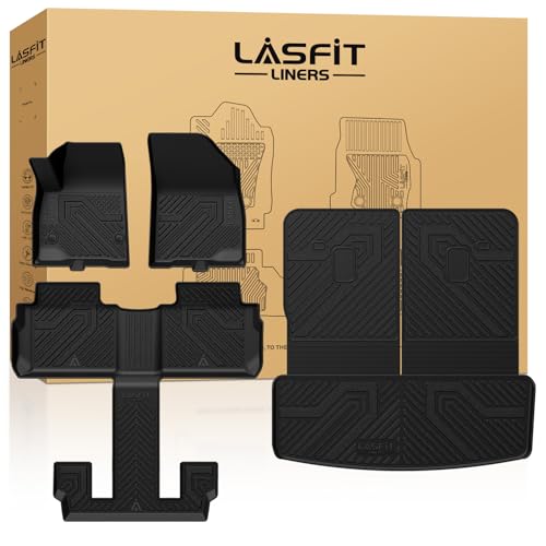 Floor Mats & Cargo Liner with Backrest Mat for GMC Acadia 2017
