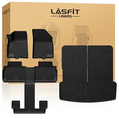 Floor Mats & Cargo Liner with Backrest Mat for GMC Acadia 2017