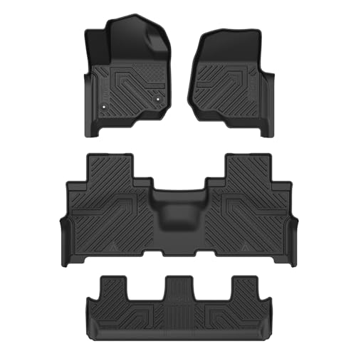 Floor Mats for Ford Expedition Max 8 Seater 2021 2022 2023 2024 (4 Count)