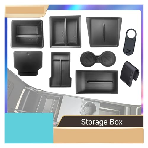 Storage Box Compatible For Tesla Model Y Juniper Accessories Center Console Trays Compatible For Tesla Model Y Juniper 2025