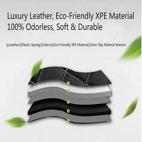 Custom Leather Waterproof Car Floor Mats for 99% Sedan SUV Sports Car Black Beige Men's Women's Vehicle Pads Mat