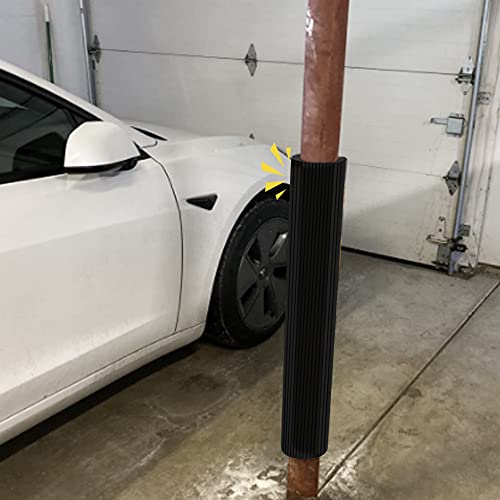 Garage Wall Protector Foam Column Guard for Parking Lot 4Pk Car Door Bumper (4 Count)